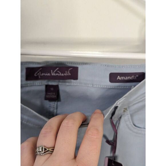 NWT Gloria Vanderbilt Amanda The Original Slimming Blue Jeans - Size 10 - Picture 7 of 9